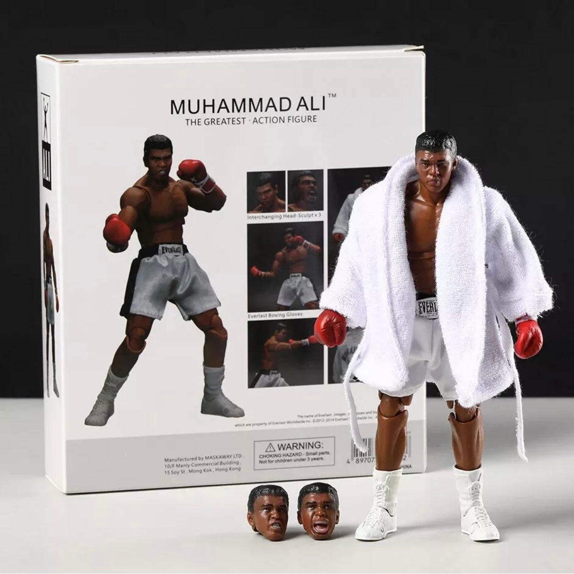 Muhammad Ali Action Figure Boxer Icon Model Toy PVC Collection Gift