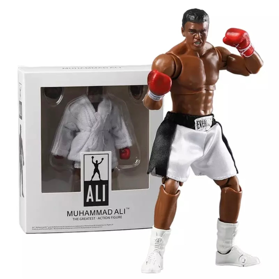 Muhammad Ali Action Figure Boxer Icon Model Toy PVC Collection Gift