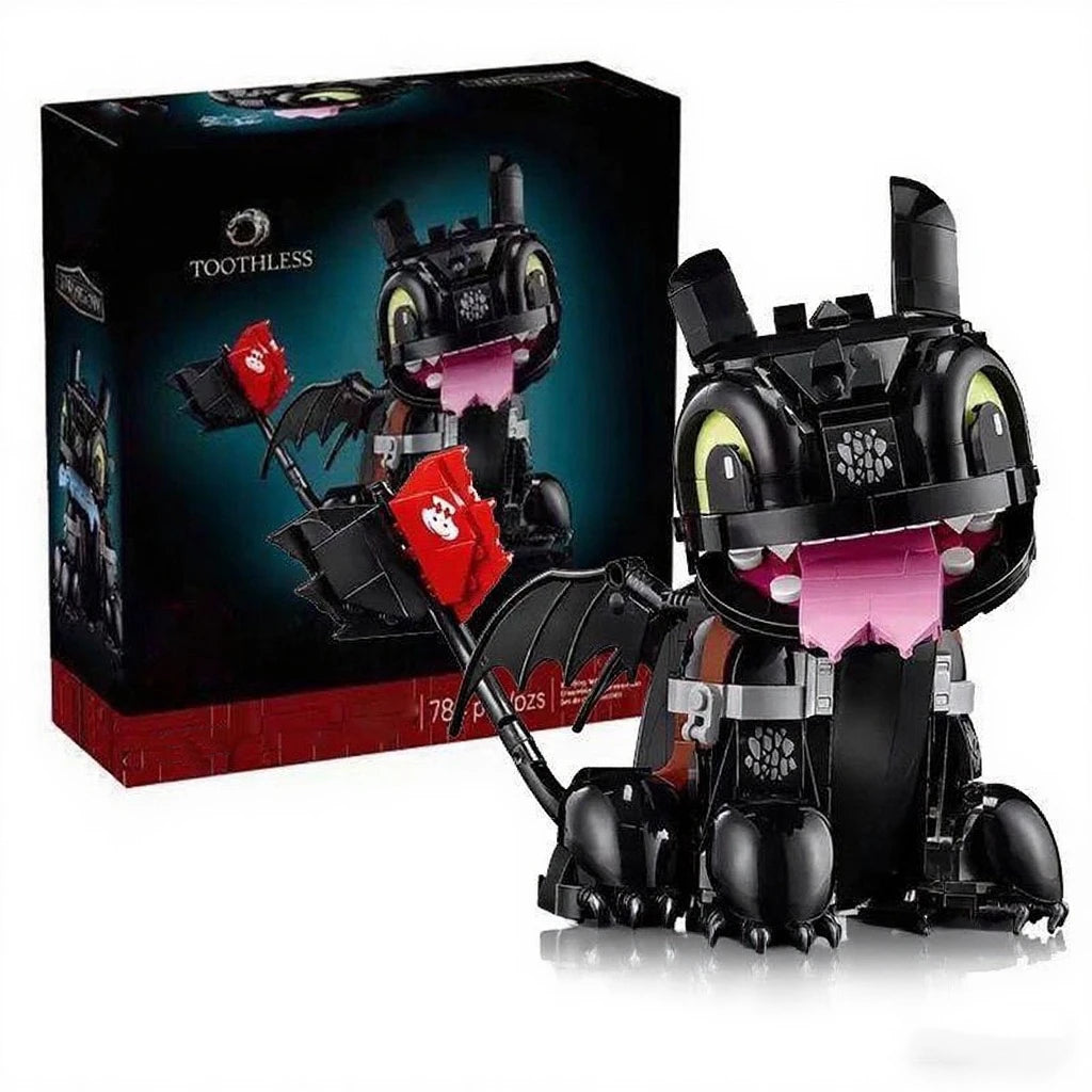 How To Train Your Dragon: Toothless Building Set – 784 PCS Model Kit for Adults