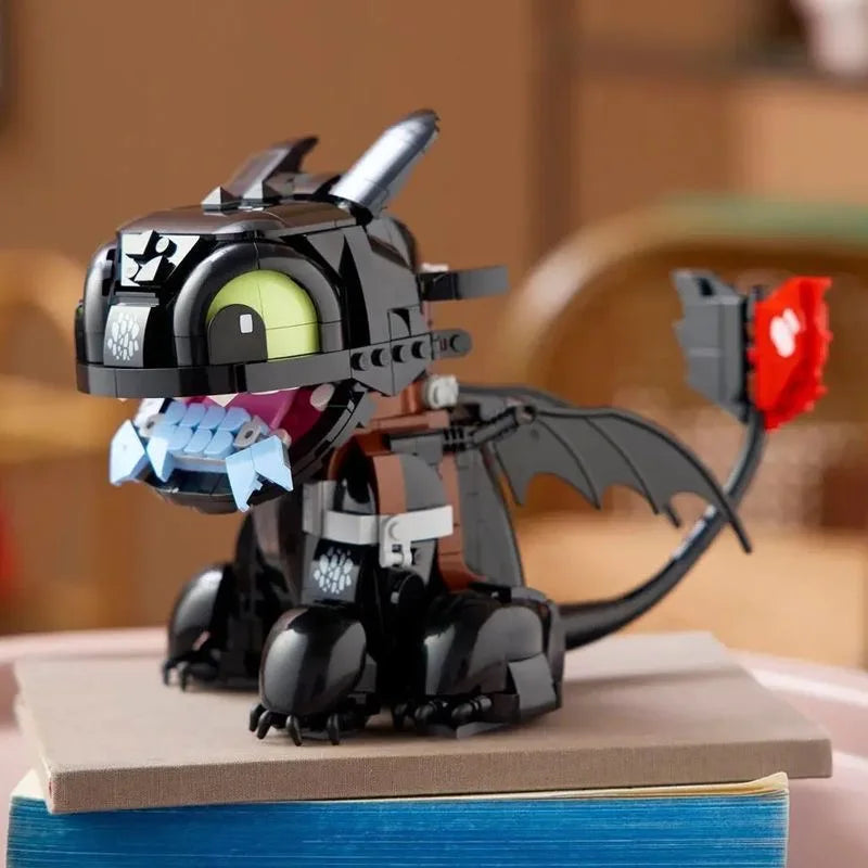 How To Train Your Dragon: Toothless Building Set – 784 PCS Model Kit for Adults
