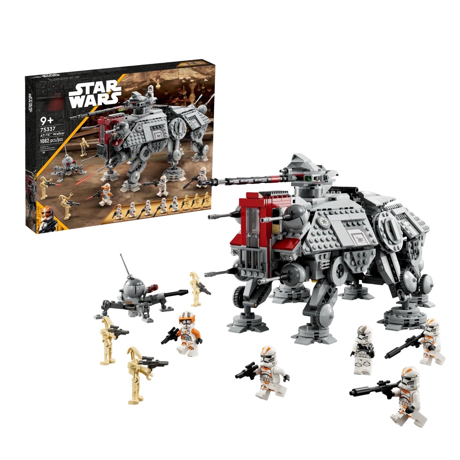Star Wars: AT-TE Walker Building Set - 1082PCS Model Kit For Adults