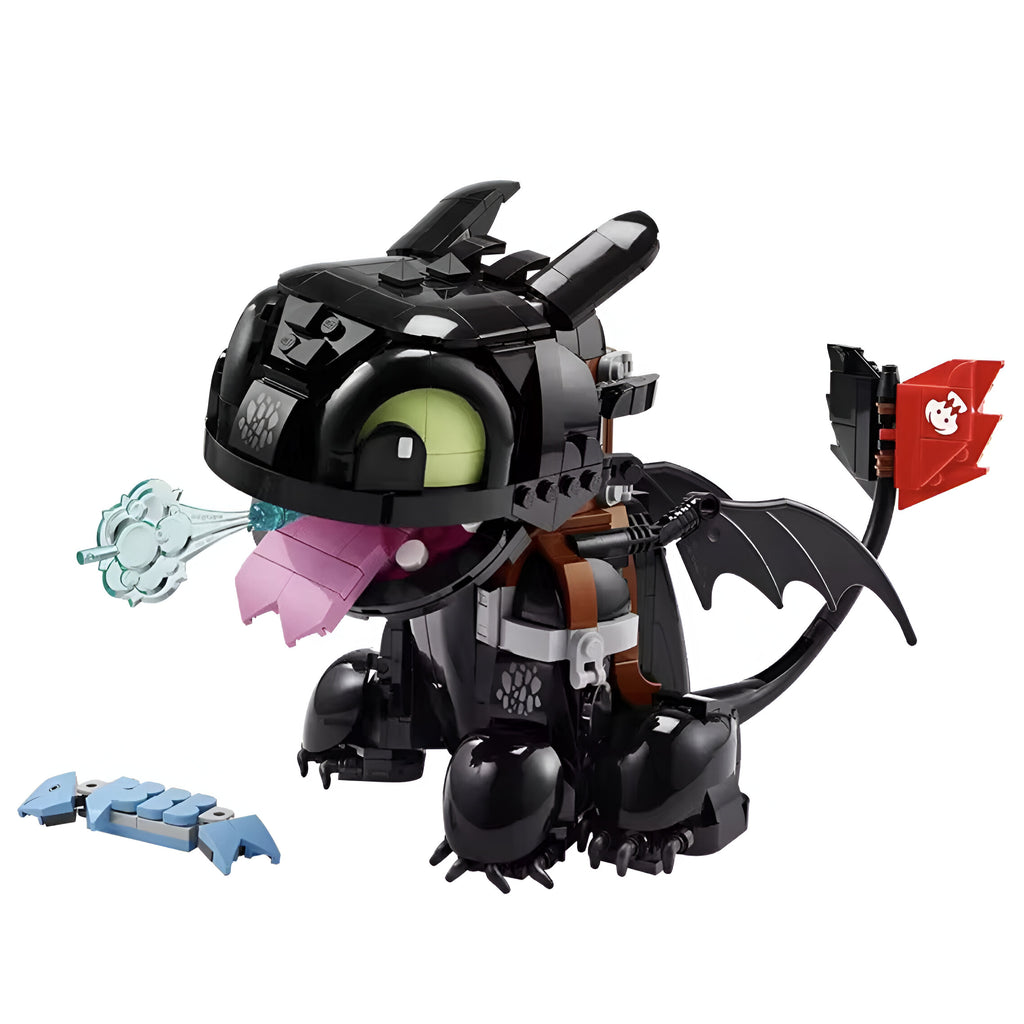 How To Train Your Dragon: Toothless Building Set – 784 PCS Model Kit for Adults